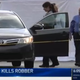The Toyota Corolla that the Uber driver was using before he shot and alleged robber in self-defense (Screenshot from NBC)